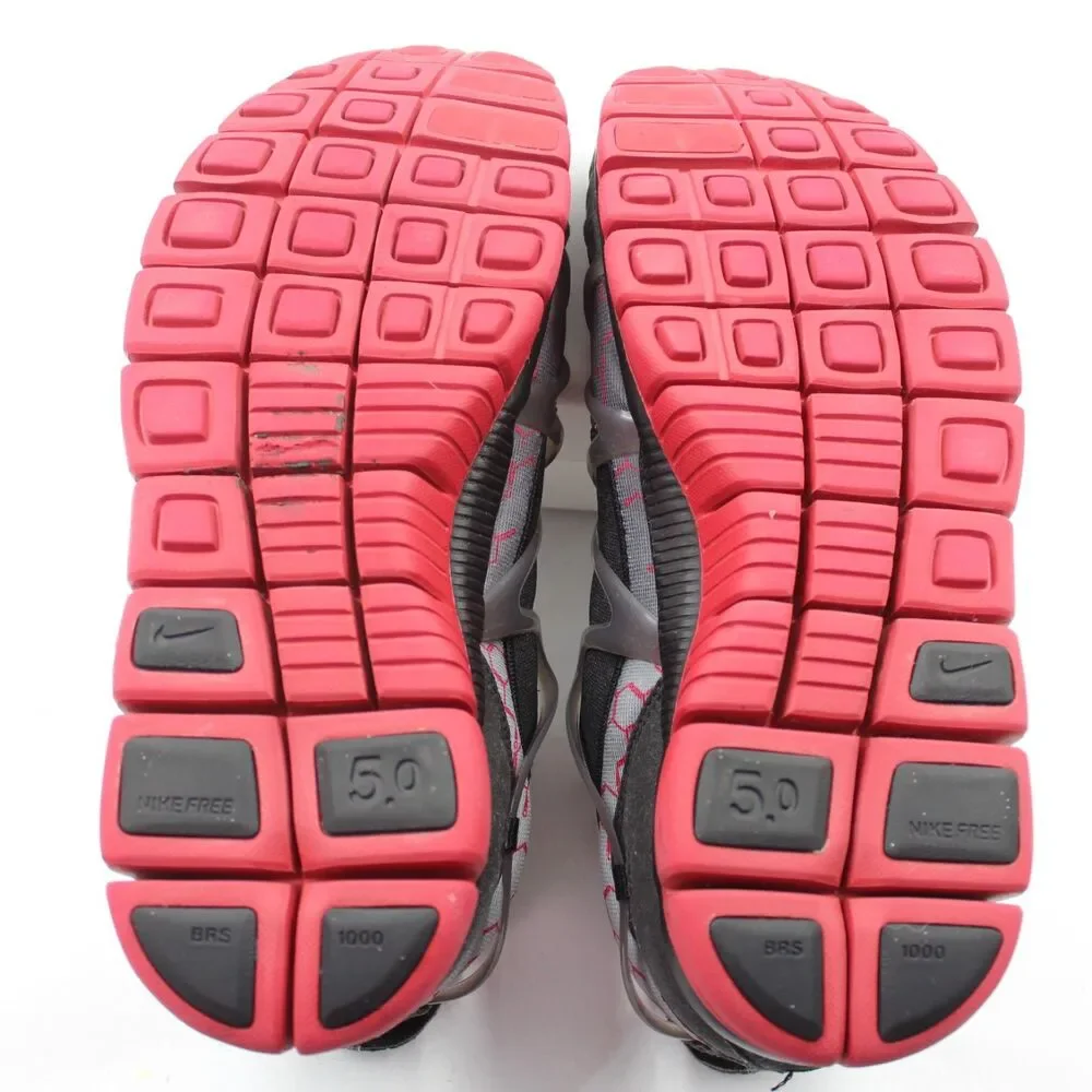 Nike Kukini Free 5.0 Men's Size 9 Rare 2012 Slip-On Running Shoes Black Red